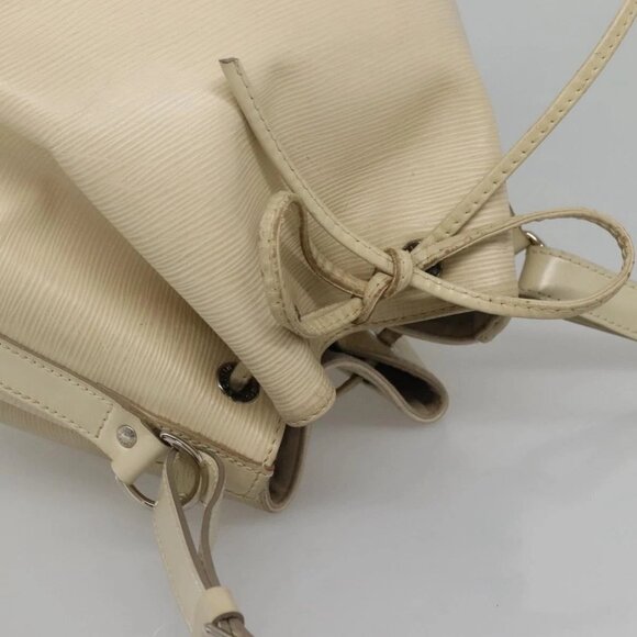 LOUIS VUITTON Epi Petit Noe Shoulder Bag White Yvoire M4084J LV Auth 132439 - Picture 7 of 16